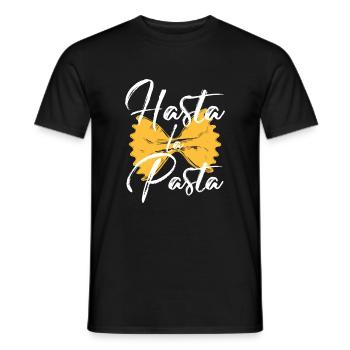 Pâtes pâtes - T-shirt homme - noir - Devant - AI Model Male 178 light (178cm)