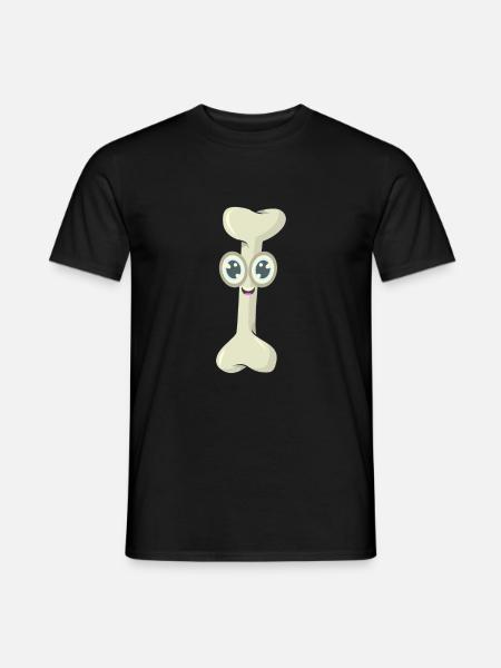 Bone chewing bone - Men's T-Shirt - black