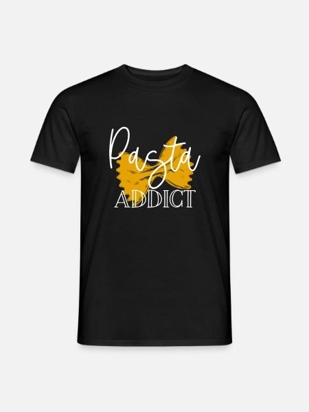 Pasta noodles - Men's T-Shirt - black