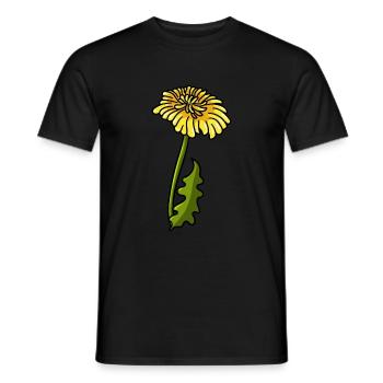 Löwenzahn - Männer T-Shirt - Schwarz - Vorne - AI Model Male 178 light (178cm)