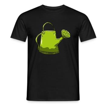 Watering can Gardener Gardener Garden - Men's T-Shirt - black - Front - AI Model Male 178 light (178cm)