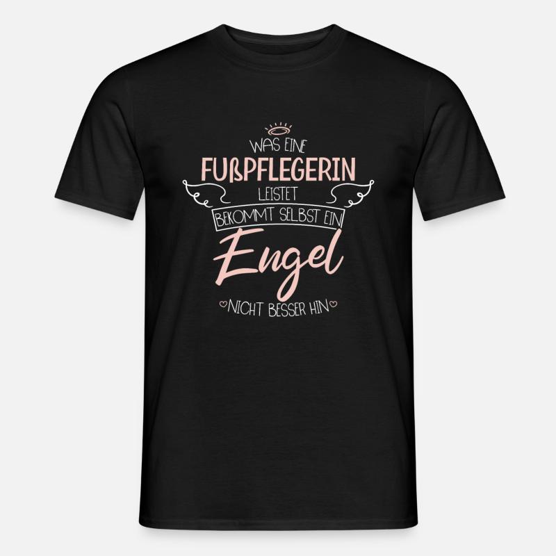 Fußpflegerin - Männer T-Shirt - Schwarz