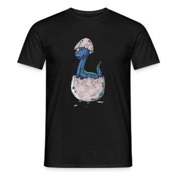 Dinosaurier - Männer T-Shirt - Schwarz - Vorne - AI Model Male 178 light (178cm)
