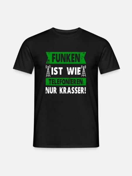 Funkamateur Funker Amateurfunk Amateurfunker - Männer T-Shirt - Schwarz