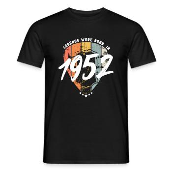 1952 anniversaire guitare guitare - T-shirt homme - noir - Devant - AI Model Male 178 light (178cm)
