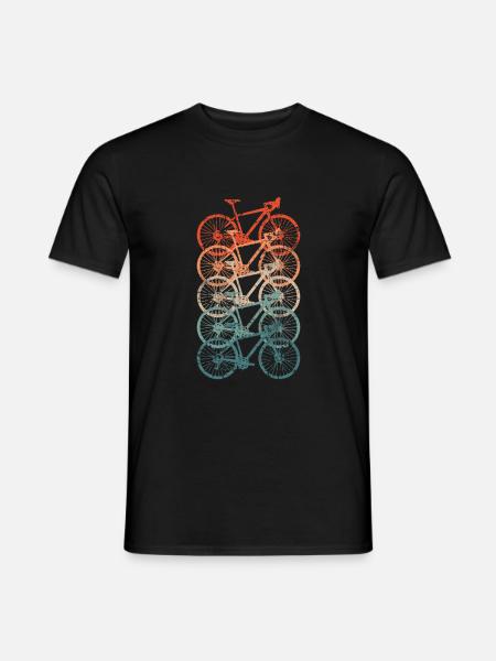 Rennrad vintage - Männer T-Shirt - Schwarz