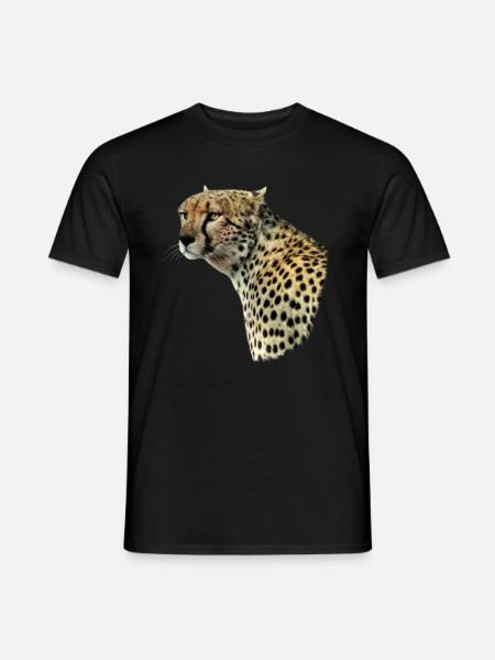 Guépard - Big Cat - Cat - Big Cat - Afrique - T-shirt homme - noir