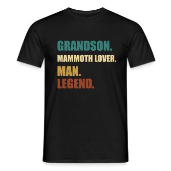 Mammut Grandson Légende - T-shirt homme - noir - Devant - AI Model Male 178 light (178cm)