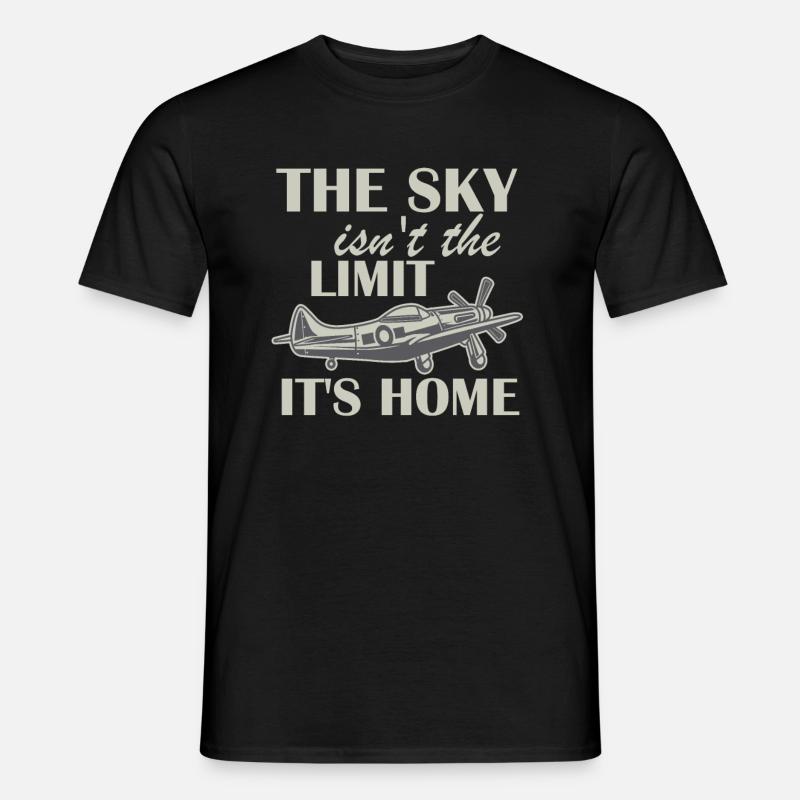 Pilot - Männer T-Shirt - Schwarz