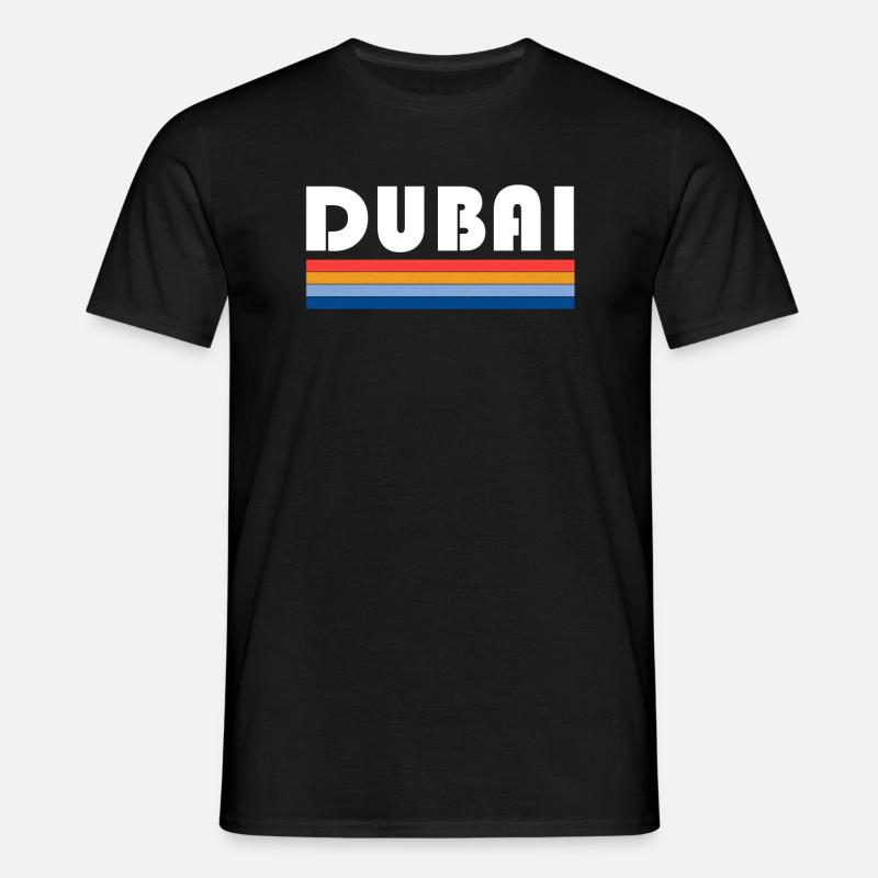 Dubai - Männer T-Shirt - Schwarz