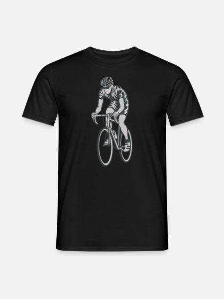 Vélo cycliste Vélo de route - T-shirt homme - noir