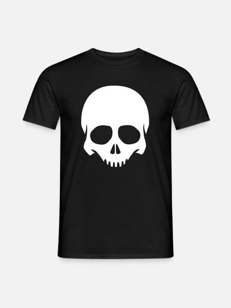 Skeleton Head Skull Skeleton - Men's T-Shirt - black