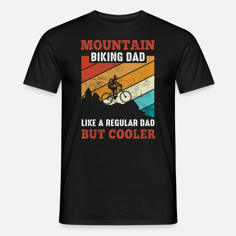 Vater des Mountainbikes - Männer T-Shirt - Schwarz