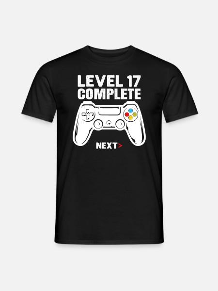 Level 17 Full - Men's T-Shirt - black