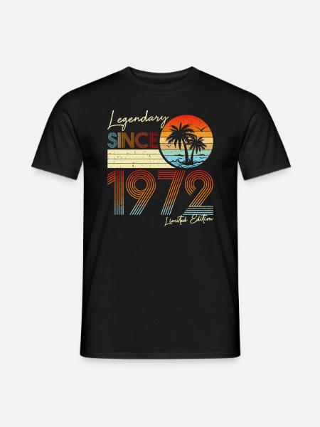 Legendary Since 1972 Limited Edition - Men's T-Shirt - black