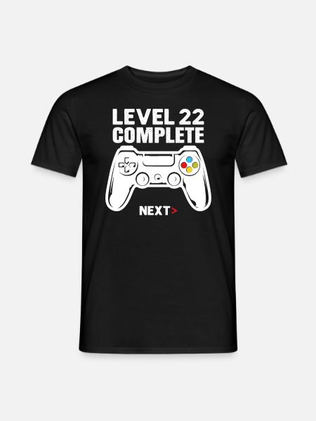 Level 22 Full - Men's T-Shirt - black