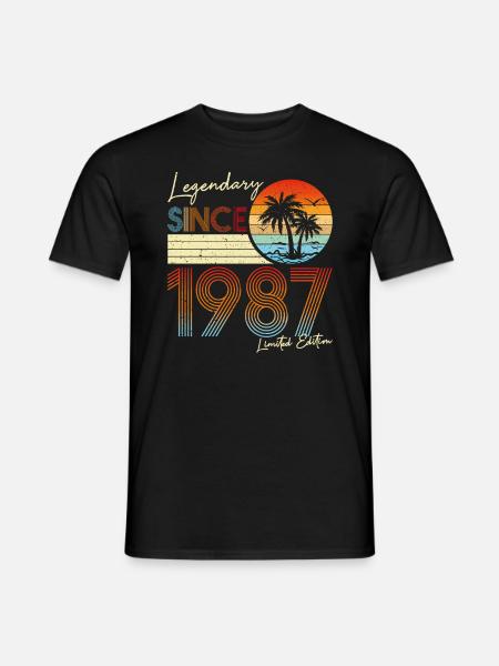 Legendary Since 1987 Limited Edition - Men's T-Shirt - black