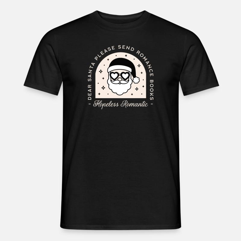 Weihnachtsbücher Dark Romance Reader - Männer T-Shirt - Schwarz