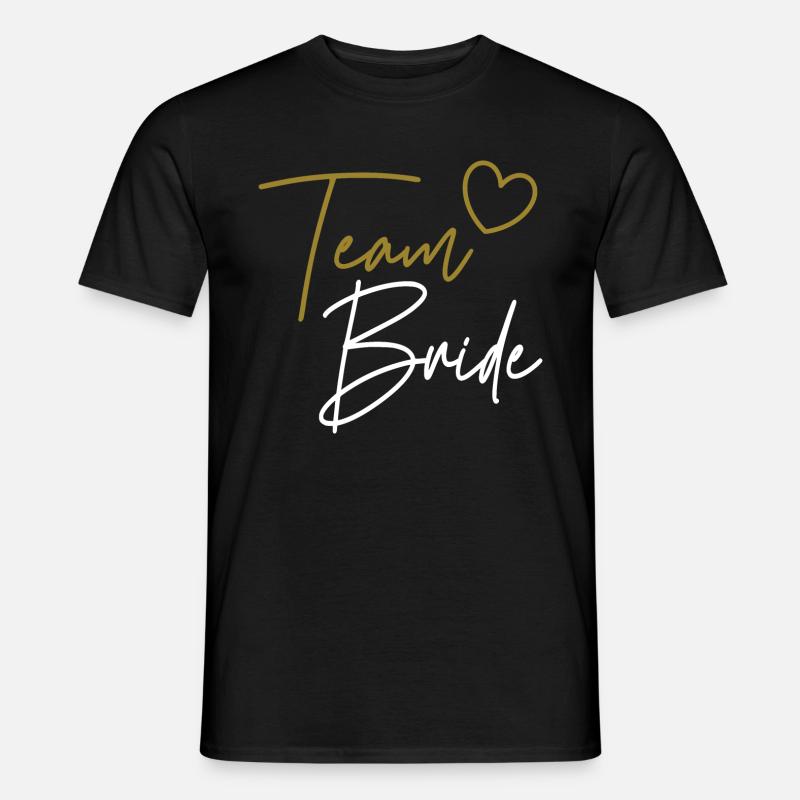 Team Bride - Männer T-Shirt - Schwarz
