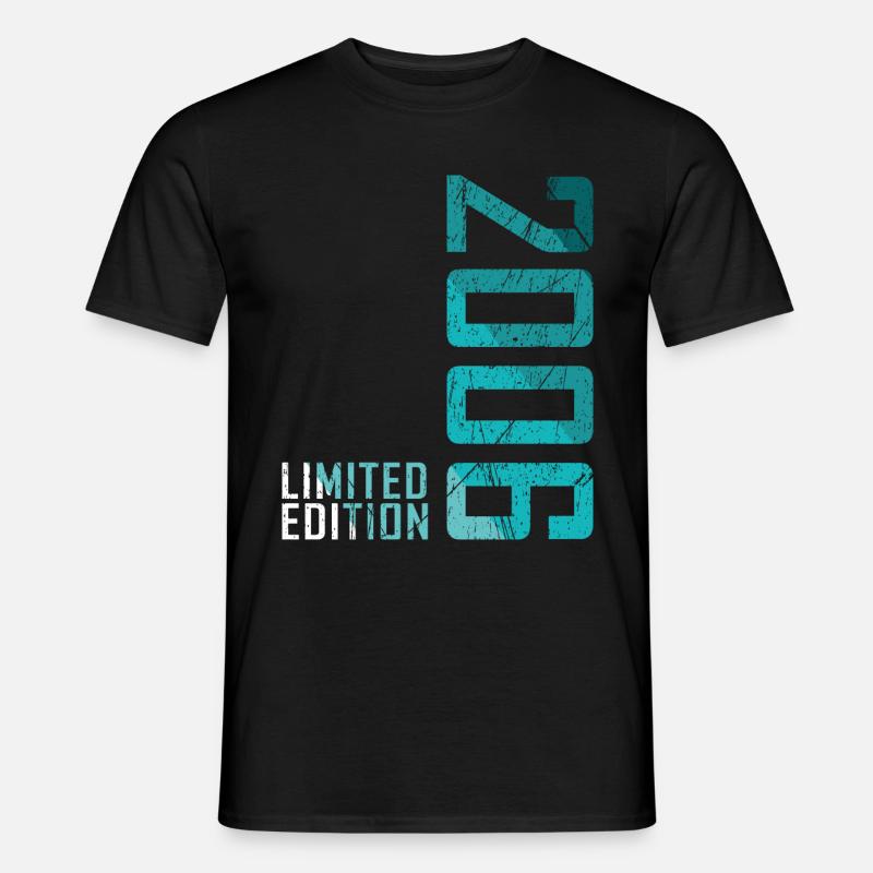 18.Geburtstag Junge Mädchen 18 Jahre 2006 Geschenk - Männer T-Shirt - Schwarz