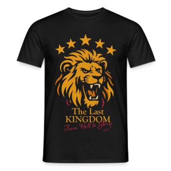 Letzter Königreichslöwe von der Hölle zum Ruhm - Männer T-Shirt - Schwarz - Vorne - AI Model Male 178 light (178cm)