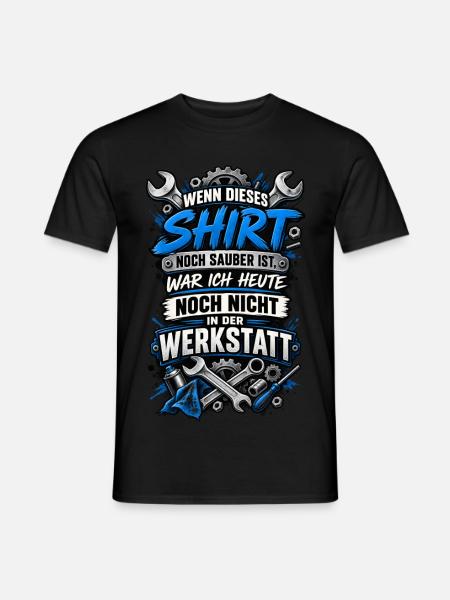 Werkstatt Schrauber - Männer T-Shirt - Schwarz