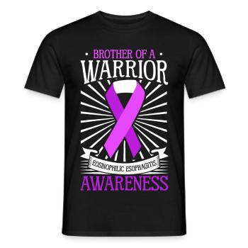 Bruder eines Kämpfers - EOE Awareness - Männer T-Shirt - Schwarz - Vorne - AI Model Male 178 light (178cm)