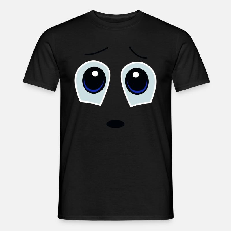 comic-face2 - Männer T-Shirt - Schwarz