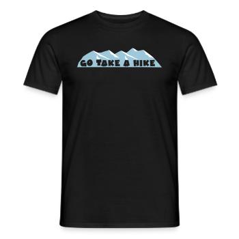 take a hike - T-shirt homme - noir - Devant - AI Model Male 178 light (178cm)