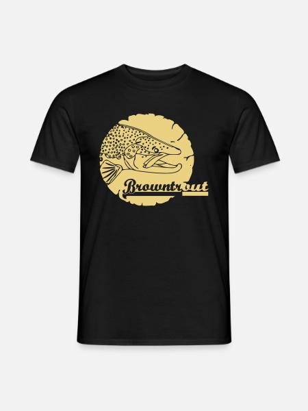 browntrout Emblem - Männer T-Shirt -