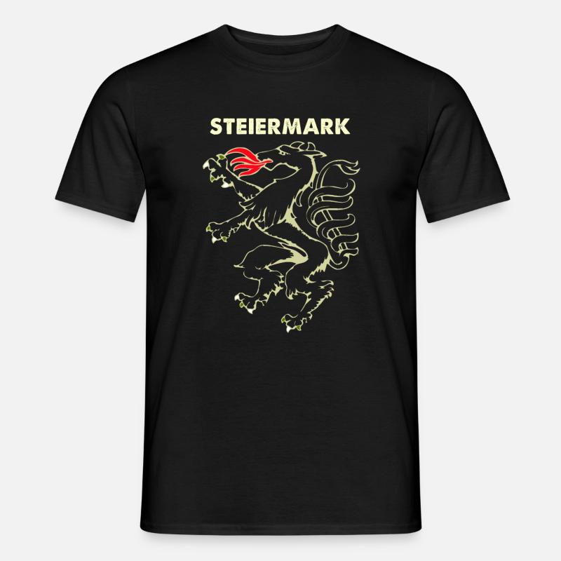 Steiermark - Männer T-Shirt - Schwarz