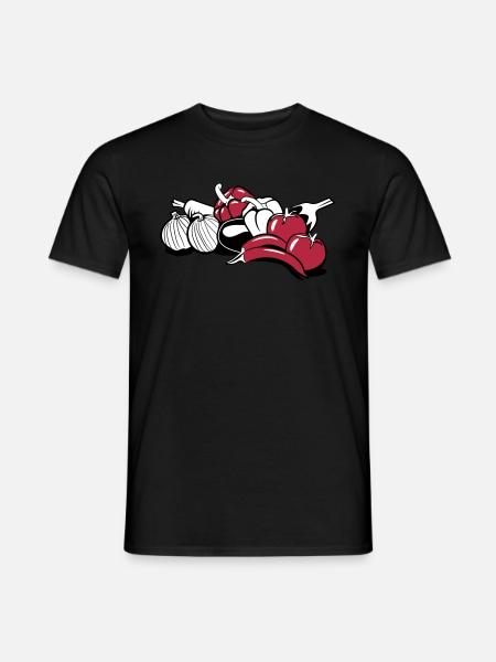vegetables - Men's T-Shirt - black