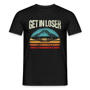 Get in Loser - Männer T-Shirt - Schwarz - Vorne - AI Model Male 178 light (178cm)