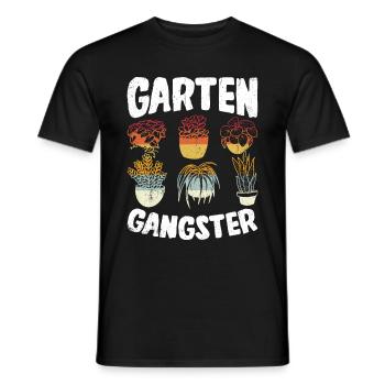 Garten Gangster Gärtnern Gartenarbeit Geschenk - Männer T-Shirt - Schwarz - Vorne - AI Model Male 178 light (178cm)