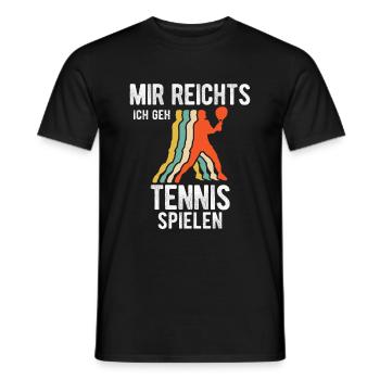 Mir reichts ich geh Volleyball spielen - Männer T-Shirt - Schwarz - Vorne - AI Model Male 178 light (178cm)