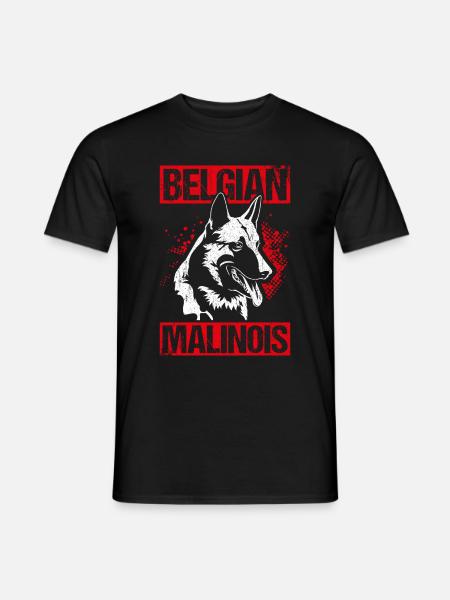 Belgian Malinois Hundefan Geschenk Hunde Hundespor - Männer T-Shirt - Schwarz