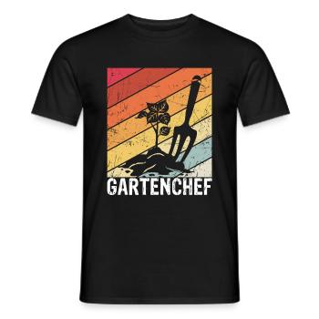 Gartenchef Gärtner Gartenarbeit Hobby Garten Spruc - Männer T-Shirt - Schwarz - Vorne - AI Model Male 178 light (178cm)