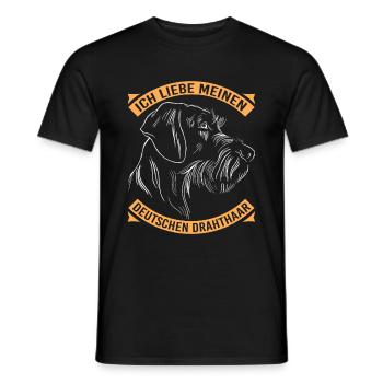 Hund Hundebesitzer - Männer T-Shirt - Schwarz - Vorne - AI Model Male 178 light (178cm)