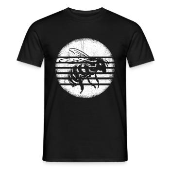 Vintage Bienen Flüsterer Bee Imker Biene Imkerei M - Männer T-Shirt - Schwarz - Vorne - AI Model Male 178 light (178cm)