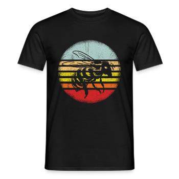 Vintage Bienen Flüsterer Bee Imker Bienen Geschenk - Männer T-Shirt - Schwarz - Vorne - AI Model Male 178 light (178cm)