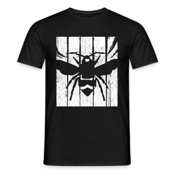 Vintage Bienen Flüsterer Bee Imker Biene Imkerei M - Männer T-Shirt - Schwarz - Vorne - AI Model Male 178 light (178cm)