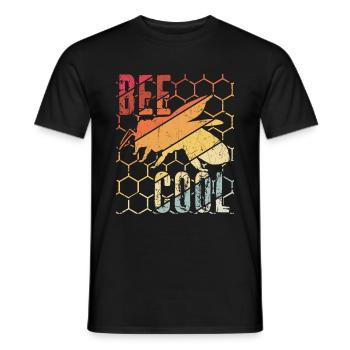 Bee Cool Bienen Imker Nachhaltigkeit Klimaschutz G - Männer T-Shirt - Schwarz - Vorne - AI Model Male 178 light (178cm)