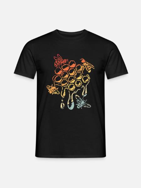 Imker Imkerei Bienenzucht Bienen Bienenzüchter Imk - Männer T-Shirt - Schwarz