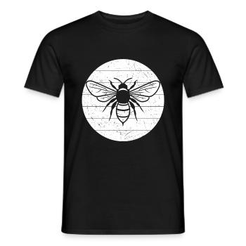 Vintage Imker Retro Imkerei Bienen Bienenzüchter I - Männer T-Shirt - Schwarz - Vorne - AI Model Male 178 light (178cm)