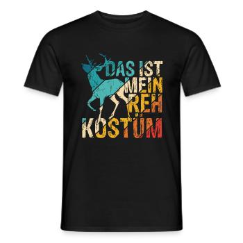 Das Ist Mein Reh Kostüm Karneval Lustiges Reh Rent - Männer T-Shirt - Schwarz - Vorne - AI Model Male 178 light (178cm)