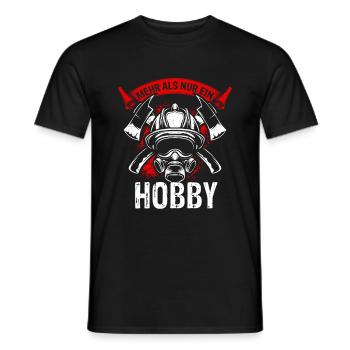 Freiwillige Feuerwehr Berufsfeuerwehr Geschenk Feu - Männer T-Shirt - Schwarz - Vorne - AI Model Male 178 light (178cm)