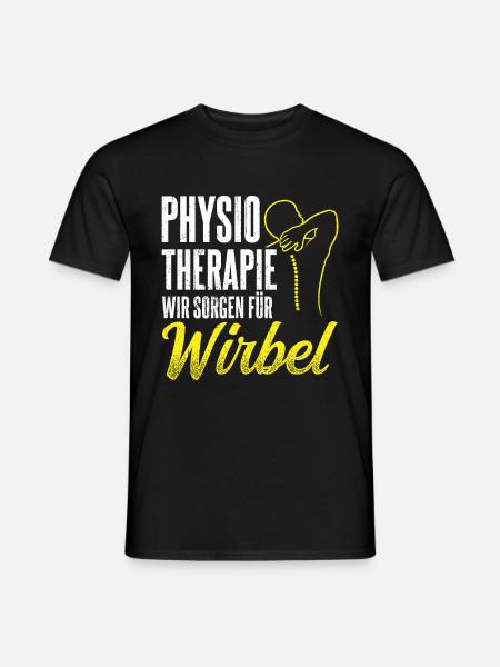 Physiotherapeut Physio Spruch Therapeut Geschenk M - Männer T-Shirt - Schwarz