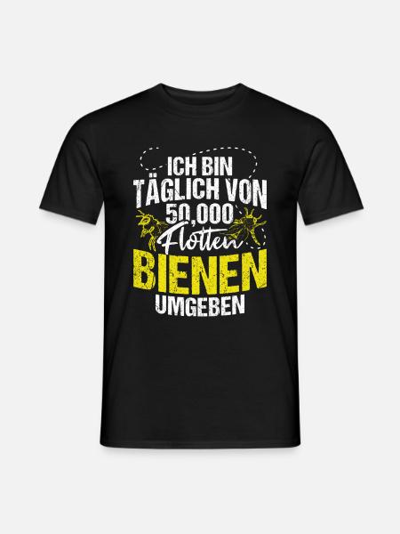 Ich Bin Kein Imker Mich Nennt Man Bienenboss Biene - Männer T-Shirt - Schwarz