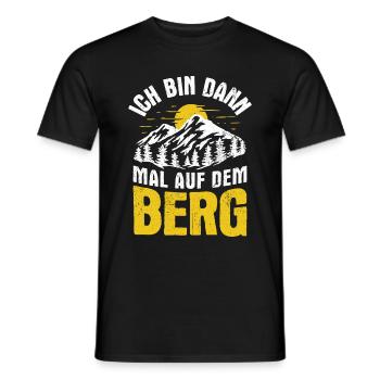 Berge Wanderer Natur Liebhaber Wandern Bergsteiger - Männer T-Shirt - Schwarz - Vorne - AI Model Male 178 light (178cm)
