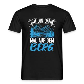 Berge Wanderer Natur Liebhaber Berg Kletterer Berg - Männer T-Shirt - Schwarz - Vorne - AI Model Male 178 light (178cm)